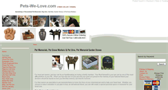 Desktop Screenshot of pets-we-love.com